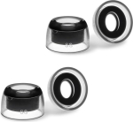 AZLA SednaEarfit Crystal Bose k&otilde;rvaklappidele - asendusk&otilde;rvaklapid Bose QuietComfort Ultra, QC Earbuds II, Silikoonist k&otilde;rvaklapid, m&uuml;rav&auml;hendusavadega otsikud (SS)