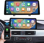 Ninetom autoraadio 12,3-tolline puuteekraan koos juhtmevaba Carplay ja Android autoga 2005-2008 BMW 3 seeria E90 E91 E92 E93 koos CCC s&uuml;steemiga, toetab Mirrorlink, kaamera, navigatsiooni