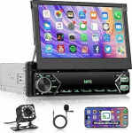 Rimoody Autoradio 1 DIN koos Bluetoothiga iOS/Android Mirror Linkiga