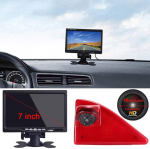 Dynavsal 7-tolline TFT LCD v&auml;rvikuvariga automonitor + 1280 x 720 pikslit 1000TV rida HD &ouml;&ouml;vaatega tagantvaate kaamera asendus Opel Vauxhall Movano alates 2010 / Renault Master alates 2010 / Nissanile