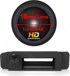 Veekindel 170&deg; p&ouml;&ouml;ratav s&otilde;idukispetsiifiline k&auml;epidemega kaamera, mis on integreeritud juhtmesse K&auml;epidemega tagurduskaamera Mercedes Benz W205/CLA C200L C180L C260L jaoks (nr.02549 Suurus = 195 x 54 mm).