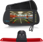 HD piduritulede tagurduskaamera koos peegliga 7-tollise puuteekraaniga tagumise vaatepeegli monitor, &ouml;ise n&auml;gemise auto tagurduskaamera asendamine VW Crafter Caravelle 2007-2015/Mercedes Sprinter W906 W907 jaoks