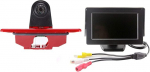 Kalakus HD 4,3-tolline monitor + 3. piduritulede piduritulede tagurduskaamera parkimisabikomplekt Peugeot Expert 2007-2016/Fiat Scudo 2007-2016/Citroen Jumpy 2007-2016 jaoks