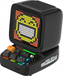 Divoom Ditoo Multifunktsionaalne Pixel Art LED Bluetooth k&otilde;lar, 256 programmeeritavat LED-paneeli koos peo tulega, nutikas digitaalne lauakell, m&auml;ngude muusikakast, TF-kaardi ja raadio tugi, must