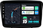 Android 14 IPS autoraadio, mis sobib Mitsubishi Pajero Sport 2 L200 (2008-2016) - Sisseehitatud CarPlay Android auto - Tasuta tagurduskaamera - 2G + 32G - 9-tolline 2 DIN - DAB roolijuhtimispuldi juhtimine