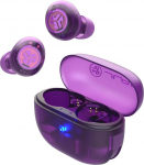 JLab Go Pop ANC In-Ear k&otilde;rvaklapid Bluetooth, aktiivse m&uuml;rasummutusega traadita k&otilde;rvaklapid 24+ tundi m&auml;nguaega, t&otilde;elised traadita k&otilde;rvaklapid, IP55 higikindel, multipoint, l&auml;bipaistev lilla v&auml;rvus