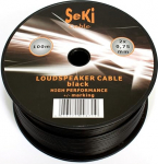 Seki 311810 K&otilde;larikaabel 2x 0,75 mm&sup2; 100 m must