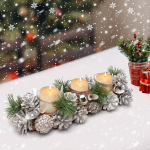 RANJIMA puidust k&uuml;&uuml;nla hoidja, teek&uuml;&uuml;nla hoidja, puidust latern s&uuml;gisdekoratsiooniks, laudade kaunistamiseks, k&uuml;&uuml;nlad, rustikaalne dekoratiivne k&uuml;&uuml;nla hoidja (advendikorraldus - 3 k&uuml;&uuml;nalt)