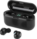 Traadita Bluetooth k&otilde;rvaklapid, k&otilde;rvasisesed t&otilde;elised traadita k&otilde;rvaklapid, F9 Touch Binauraalsed k&otilde;rvaklapid LED-digitaalkuvaga, Surge subwoofer, HiFi heli