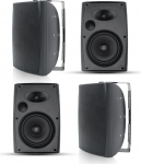 Herdio 6.5" 800W Outdoor k&otilde;larid Wired veekindel passiivne koos v&otilde;imsa bassiga seinale paigaldatud k&otilde;larid patio garaažile kaetud tekile K&otilde;ikide ilmastikuolude vastupidavus