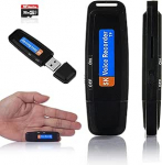 Helisalvesti Mini HD Voice Recorder Portable 32GB Audio Voice Recorder koosolekute, intervjuude, konverentside jaoks, digitaalne spioonisalvesti m&auml;luga + 100 tundi salvestusaega