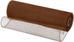 hankimise kaart Burlap Netting 10 tolli x 10 meetrit PP dekoratiivsed v&otilde;rgusilma paelad Wrap paelad j&otilde;ulup&auml;rja pidu dekoratsioon k&auml;sit&ouml;&ouml; girlandid (pruun, 1 tk)