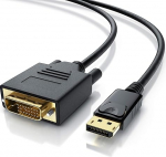 CSL - HQ Premium DisplayPort-DVI kaabel (Dual Link) B: 2m (Meter) Displayport auf DVI
