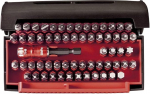 Wiha Bittide komplekt Collector Standard 25 mm segatud 61-osaline 1/4 tolli C6.3 I karbis I bittide komplekt koos bittide hoidjaga I kiirvahetushoidja magnetiline (07943)