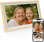 XORO 15-tolline WiFi digitaalne pildiraam, 1920 x 1080 Full HD 1080P IPS puuteekraan, 32 GB m&auml;lu, automaatne p&ouml;&ouml;ramine, p&ouml;&ouml;gipuit, jagage fotosid koheselt k&otilde;ikjalt.