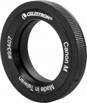 Celestron 93407 Canon M-Mount T-Ring with a 42mm diameter thread - For images of night sky and nature. Compatible with EOS M-Mount Mirrorless Cameras and T Adapters - Black