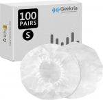 Geekria Stretchable k&otilde;rvaklappide k&otilde;rvaklapid / &uuml;hekordselt kasutatav sanitaark&otilde;rvakate sobib Bose OE, OE2, OE2i, ON EAR, QC3, Beats Solo3, Solo2, Solo HD, Solo, MIXR, EP k&otilde;rvaklappidele 200tk (100Pair, valge)