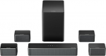 ULTIMEA 7.1 virtuaalne Surround Sound s&uuml;steem telerile, App Control, Soundbar teleri seadmetele koos subwooferi ja 4 Surround k&otilde;lariga, 6,5-tolline juhtmevaba subwoofer, Poseidon D70