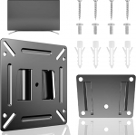 Universaalne teleri ja monitori seinakinnitus Ultra Thin Multipurpose Strong Wall Mount TV Mount for 14"-27" Hoiab kuni 35lbs