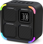 APUZOM Bluetooth-k&otilde;lar koos &auml;ratuskellaga, 30 loomulikku heli, 5-in-1: &ouml;ine valgus, lauakell, unetimeri, LED-valgusn&auml;itus, pikk aku, kingitus naistele ja meestele, t&uuml;drukutele ja poistele.