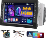4+64G Android autoraadio VW Golf 4 Polo Sharan Jetta MK4 T5 Multivanile koos juhtmevaba Carplay & Android Car, 7-tolline IPS puuteekraaniga raadio Bluetooth 5.0/GPS/Reversioonikaamera/FM/WiFi/SWC-ga