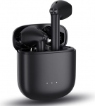 Juhtmevabad k&otilde;rvaklapid, Bluetooth 5.2 k&otilde;rvaklapid HD-mikrofoniga, IPX5 veekindlad k&otilde;rvaklapid juhtmevabad iPhone'ile ja Androidile, juhtmevaba puutetundlik juhtimine, mustad