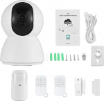 Swokely 3MP Security Camera 2.4G WiFi Smart Indoor Surveillance Camera with Night Vision 2-Way Audio Phone App Remote Control Motion Detection Home Security Monitor Intelligent Alarm System