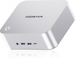 AOOSTAR Maco Mini PC Ryzen 7 PRO 8845HS (kuni 5.1GHz) Barebone Mini lauaarvuti ilma RAM-ita, ilma M.2 SSD-ta, Micro Gaming PC OCuLink/2xUSB4/2x2.5G LAN/4K Quad Display/Fingerprint Unlock