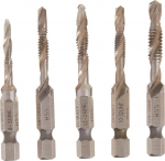 DEWALT DWADTQTR5SET 1/4" 5-osaline l&ouml;&ouml;kpinkide komplekt, l&ouml;&ouml;givalmis