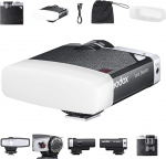 Godox Lux Junior Retro kaamera v&auml;lk, Speedlite GN12 6000K&plusmn;200K CCT, automaatne ja manuaalne režiim 1/1-1/64 v&auml;lk, 28mm fookuskaugus Canon Nikon Sony Fuji Olympus Hot Shoe kaameratele