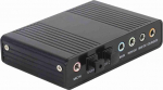 Bewinner V&auml;line USB 5.1 helikaart, 6-kanaliline Surround USB helikaart, digitaalne optiline SPDIF audio v&auml;ljundadapter PC s&uuml;learvutile, 5.1 Sound Card, 6 Channel Surround USB Sound Card, Digital Optical SPDIF Audio Output Adapter for PC Laptop