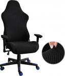 Nizirioo Gaming Chair Cover Office Chair Cover Chair Covers Black Stretchy Chair Cover Seat Cover Office Chair Gaming Chair Covers for Computer Gaming Chair Office Chair Racing Style (Black)