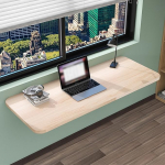 Wandmontierter klappbarer Esstisch, Computertisch, schwebender Schreibtisch, zusammenklappbare Werkbank, Schreibtisch f&uuml;r Zuhause, B&uuml;ro, Bar, platzsparend, W&auml;scheklapptisch (L x B x H): 110 x 40 cm