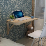 WBWAPA Raske v&auml;ike kokkupandav laud seinale paigaldatud kokkupandav riiul koos tugiseina laua kokkupandava k&ouml;&ouml;gi ja pesuruumi pikkusega 40-120cm (suurus: L110 *)