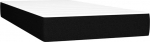 vidaXL Pocket Spring madrats, keskmise suurusega madrats, voodimadratsid, Pocket Spring madrats, vahtpolster, must, 100 x 200 x 20 cm, kangas.