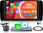4G + 64G traadita Carplay Android autoraadio Mercedes Benz R klassile W251 R280 R300 R320 R350 R63 2005-2017 9-tolline autoraadio Android auto navigatsioon GPS WiFi Mirror Link Bluetooth FM/RDS/SWC tagumine vaade