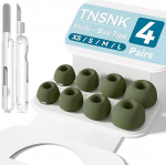 Asendusk&otilde;rvaklapid Airpodi 2./1. p&otilde;lvkonnale koos puhastuskomplekti ja hoiukarbiga (B11 - XS/S/M/L (Deep Olive))