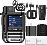Globaalne eluaegne tasuta Walkie Talkies MKMXPTT Kiire piiramatu ulatusega 4G LTE PoC Walkie Talkie National PTT kahesuunaline raadio kodune kauglogistika ettev&otilde;te koos SIM-kaardiga Walkie Talkie (2PC)