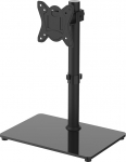 GRIFEMA GB1005-1 Universaalne telerialus 32" lauatehnikale - mahutab 10kg, reguleeritava k&otilde;rgusega alus paksendatud karastatud klaasiga, maksimaalne VESA 100x100mm