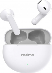 realme Buds T01 T&otilde;eliselt juhtmevabad k&otilde;rvaklapid AI-ENC-ga k&otilde;nedeks, 13 mm d&uuml;naamiline juht, kuni 28-tunnine aku, 88 mm latentsus, Bluetooth V5.4 ja Google Fast Pair (valge)