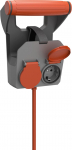 REV RollON pikenduskaabel kahe pistikupesaga IP44 3680 W 10 m seinale paigaldatav oranž