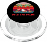 Deck The Palms - Weihnachten im Juli, Weihnachtsmann trinkt einen Cocktail PopSockets PopGrip f&uuml;r MagSafe