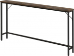 FURWOO &otilde;huke konsoollaud esikusse T&ouml;&ouml;stuslik kompaktne n&auml;itusetuba Diivanilaud v&auml;ikestesse ruumidesse (Rustic Brown)
