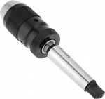 Drill Chuck MT3-B18, 1-16 mm Keyless Drill Chuck with Tapered Arbor, Precision Drill Chuck for Lathe, Drill, Mitlaufende Grain Tip, Lathe Tool