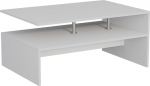 Vicco Amato kohvilaud valge 90 x 52,6 cm koos laua all oleva hoiuriiuliga