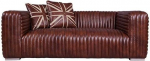 Lamberton Design Diivan 2-kohaline Montaigne pruun ehtne nahast diivan Diivan diivan