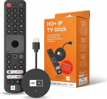 HD+ IP TV Stick - TV Stick, mis alustab alati otse&uuml;lekannet | TV vaatamine ilma satelliidi v&otilde;i kaabliga interneti kaudu | Juurdep&auml;&auml;s meediaraamatukogudele ja rakendustele | Sisaldab 3 kuud HD+.