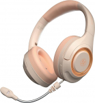 Juhtmevabad m&auml;ngukomplektid, RGB HiFi Stereo Bass k&otilde;rvaklapid mikrofoniga PS4 PS5 mobiiltelefonile, PC-le, Bluetooth 5.0 m&auml;ngijakomplektid, pastellroosa v&auml;rviga
