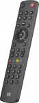One For All contour TV universaalne kaugjuhtimispult URC1210, ideaalne asendaja, igat t&uuml;&uuml;pi teleritele, &otilde;ppimisfunktsiooniga, k&otilde;ikidele telerimarkidele, must