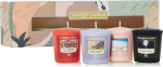 Yankee Candle kinkekomplekt | 4 t&auml;idetud k&uuml;&uuml;nalt | Sojavaha segu | Ideaalsed kingitused naistele